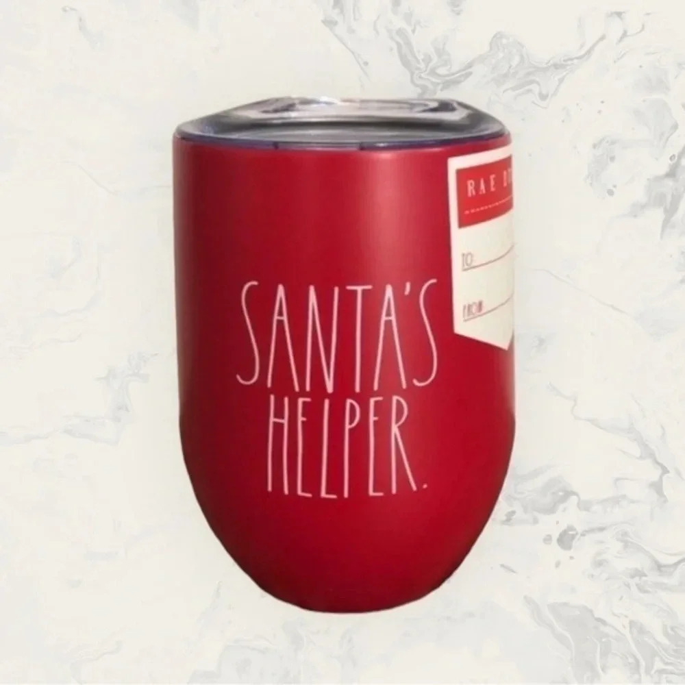 NWT! Rae Dunn SANTA’S HELPER Beverage‎ Tumbler